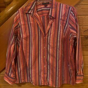 Ralph Lauren (Dark Purple-Pink Striped)-1x